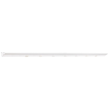 Task Lighting 60.5" 30W Lighted Power Strip - 7 Receptacles - 2700K - 3,000 Lumens - 12V - White