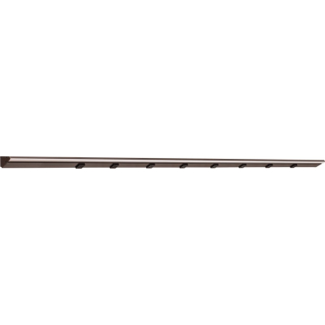 Task Lighting 72.5" 36W Lighted Power Strip - 8 Receptacles - 5000K - 3,600 Lumens - 12V - Bronze