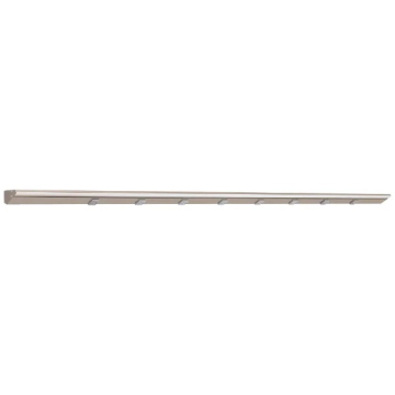 Task Lighting 72.5" 36W Lighted Power Strip - 8 Receptacles - 3000K - 3,600 Lumens - 12V - Satin Nickel