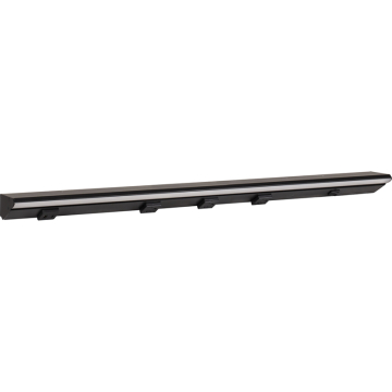 Task Lighting 30.5" Lighted Power Strip - 1,000 Lumens - 15W - 2700K - 3 Receptacles - 1 USB-A/C - Right Wire Entry - 120V - Black