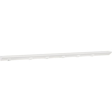 Task Lighting 48.5" Lighted Power Strip - 2,400 Lumens - 24W - 2700K - 5 Receptacles - 1 USB-A/C - 12V - White