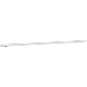 Task Lighting 60.5" Lighted Power Strip - 3,000 Lumens - 30W - 2700K - 7 Receptacles - 1 USB-A/C - 12V - White