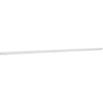 Task Lighting 72.5" Lighted Power Strip - 3,600 Lumens - 36W - 2700K - 8 Receptacles - 1 USB-A/C - 12V - White