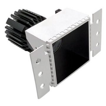 Westgate LRD 4" LED Square Winged Recessed Downlight - Trimless - 10W - CCT Selectable - 700 Lumens - 120V - Black