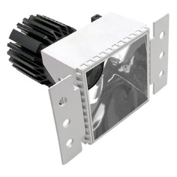 Westgate LRD 4" LED Square Winged Recessed Downlight - Trimless - 10W - CCT Selectable - 700 Lumens - 120V - Clear