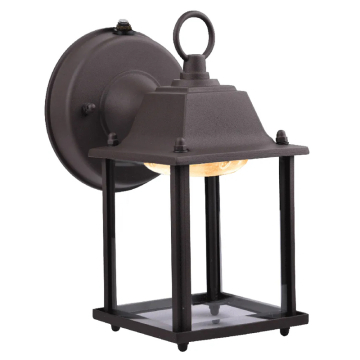 Westgate LRS LED Outdoor Lantern Wall Sconce - Photocell - 6W - CCT Selectable - 550 Lumens - 120V - Bronze
