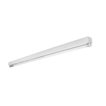MaxLite 48" 1 Lamp LED T5 Tube Ready Strip Fixture - Single End Wired - Tubes Not Included - 120-277V
