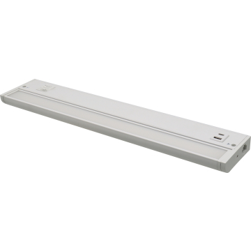 NSL 14W 18" Task Star Pro LED Swivel Under Cabinet Light - 560 Lumens - CCT Selectable - (1) USB-A/C - 120V - White