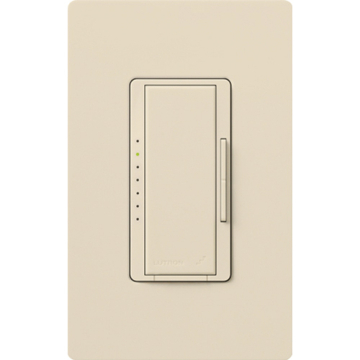 Lutron Vive Maestro Wireless RF Electronic Low-Voltage Dimmer - 600W Max - Light Almond