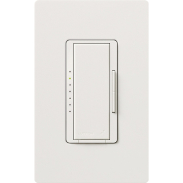 Lutron Vive Maestro Wireless RF Fluorescent Dimmer - 6A - 120-277V - Snow