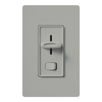 Lutron Skylark Preset Single-Pole Dimmer with On/Off Switch - 1000W Max - Gray