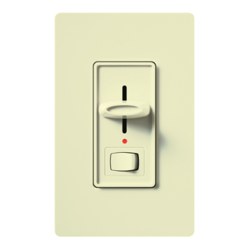 Lutron Skylark Preset Single-Pole Dimmer with Nightlight - 1000W Max - Almond
