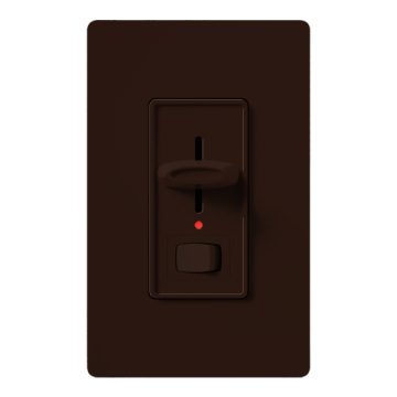 Lutron Skylark Preset Single-Pole Dimmer with Nightlight - 1000W Max - Brown