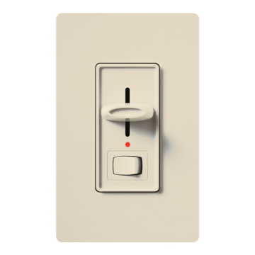 Lutron Skylark Preset Single-Pole Dimmer with Nightlight - 1000W Max - Light Almond