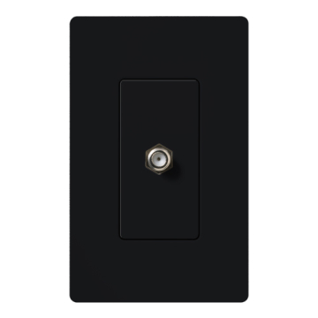 Lutron Claro Cable Jack - Midnight