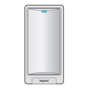 Wattstopper 1-Button Low Voltage Wall Switch - 24V - White Wattstopper 1-Button Low Voltage Wall Switch - 24V - White