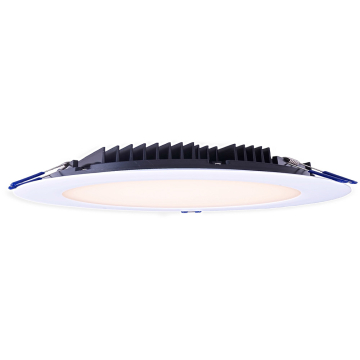 Lotus 33W 8" Slim Round LED Downlight - 3000K - 2,200 Lumens - White