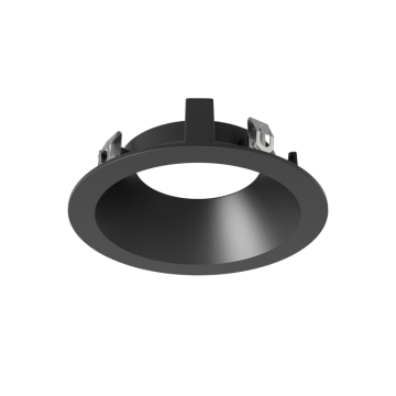 DMF Lighting M-Series 4" Round Smooth Trim - Black