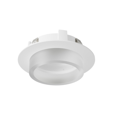 DMF Lighting M-Series 4" Round Decorative Open Bottom Trim - White