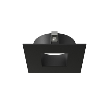 DMF Lighting M-Series 4" Square Pinhole Flangeless Trim - Black