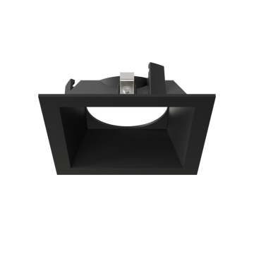 DMF Lighting M-Series 4" Round on Square Trim - Black