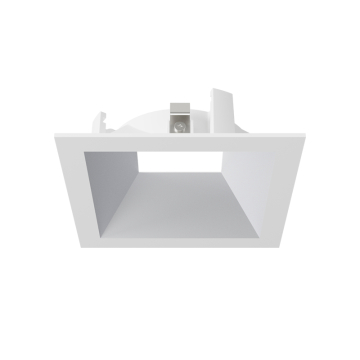 DMF Lighting M-Series 4" Square Clear Diffuse Trim - White
