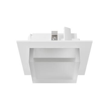 DMF Lighting M-Series 4" Square Decorative Closed Frosted Trim - White