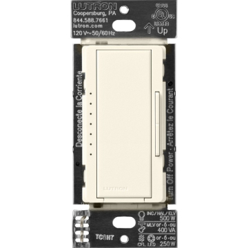 Lutron Maestro Pro Max LED+ Dimmer - Biscuit