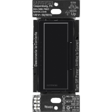 Lutron Maestro Pro Max LED+ Dimmer - Black