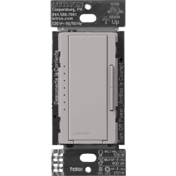 Lutron Maestro Pro Max LED+ Dimmer - Gray
