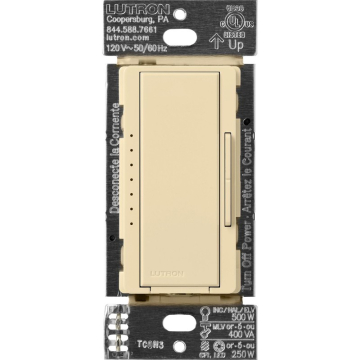 Lutron Maestro Pro Max LED+ Dimmer - Ivory