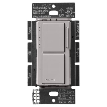 Lutron Maestro Dual LED+ Dimmer / Switch - Grey