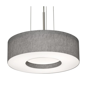 AFX Montclair 12" LED Pendant - CCT Selectable - 120-277V - Satin Nickel / Gray