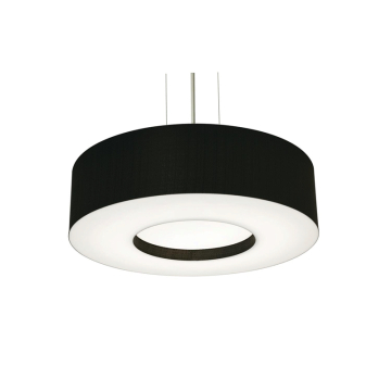 AFX Montclair 19" Pendant - 42W - CCT Selectable - 120-277V - Satin Nickel / Black