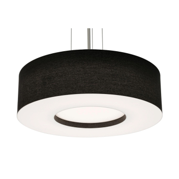 AFX Montclair 24" Pendant - 120V - Satin Nickel / Black