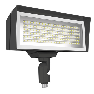RAB FFLED LED Flood Light - Knuckle Mount - CCT Selectable - 120-277V - Bronze