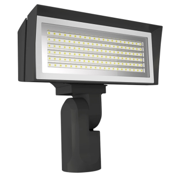 RAB FFLED LED Flood Light - Slipfitter Mount - CCT Selectable - 120-277V - Bronze