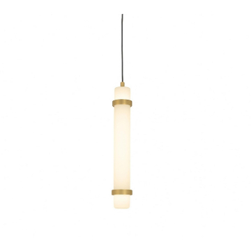 AFX Miami 15" LED Pendant - 870 Lumens - 15W - CCT Selectable - 120-277V - Light Antique Brass