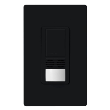 Lutron Maestro Dual Technology Sensor Switch - 3-Way - Dual-Circuit - Black