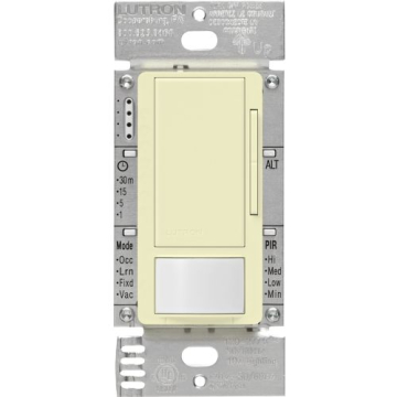 Lutron Maestro 0-10V Occupancy/Vacancy Dimmer Sensor - Almond