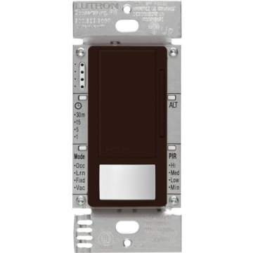 Lutron Maestro 0-10V Occupancy/Vacancy Dimmer Sensor - Brown