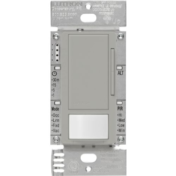 Lutron Maestro 0-10V Occupancy/Vacancy Dimmer Sensor - Gray