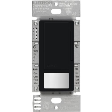 Lutron Maestro 0-10V Occupancy/Vacancy Dimmer Sensor - Midnight