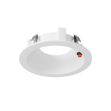 DMF Lighting M-Series 4" Round Trim - Integrated Emergency Test Switch - White