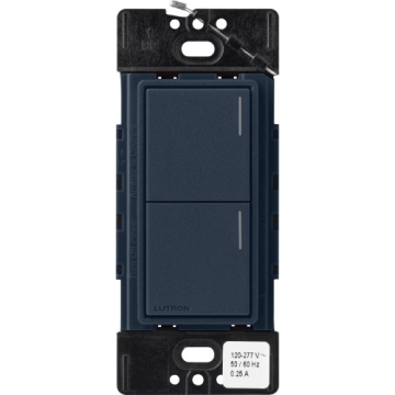 Lutron RadioRA 3 Sunnata RF Hybrid Keypad - 2 Button - Deep Sea