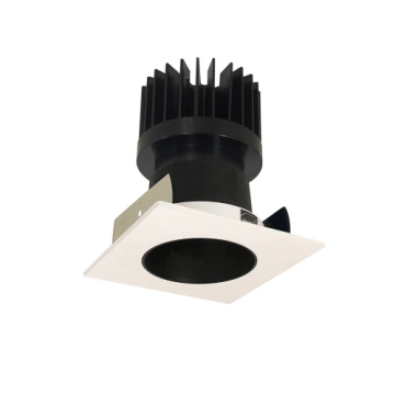 Nora Lighting 2" Iolite LED Downlight - Square Reflector with Round Aperture - 1500 / 2000 / 2500 Lumens - 2700K - Black / White