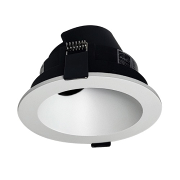 Nora Lighting 4" Iolite Can-less Round Adjustable Slot Trim - Matte Powder White