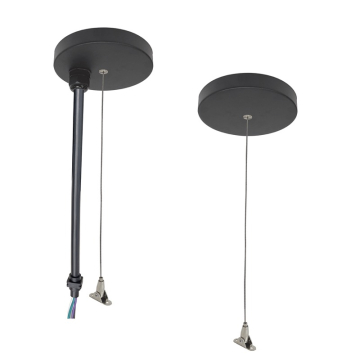 Nora Lighting 96" Pendant & Power Mounting Kit for NLUD Series - Black