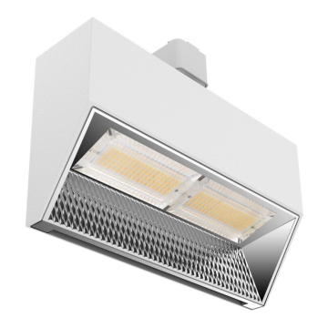 Green Creative NOVA Wall Wash LED Track Head - Halo Adapter - CCT & Power Select - 120V - White