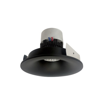 Nora Lighting 4" Pearl LED Retrofit Downlight - Round Bullnose - 800 Lumens - Dim to Warm - Black